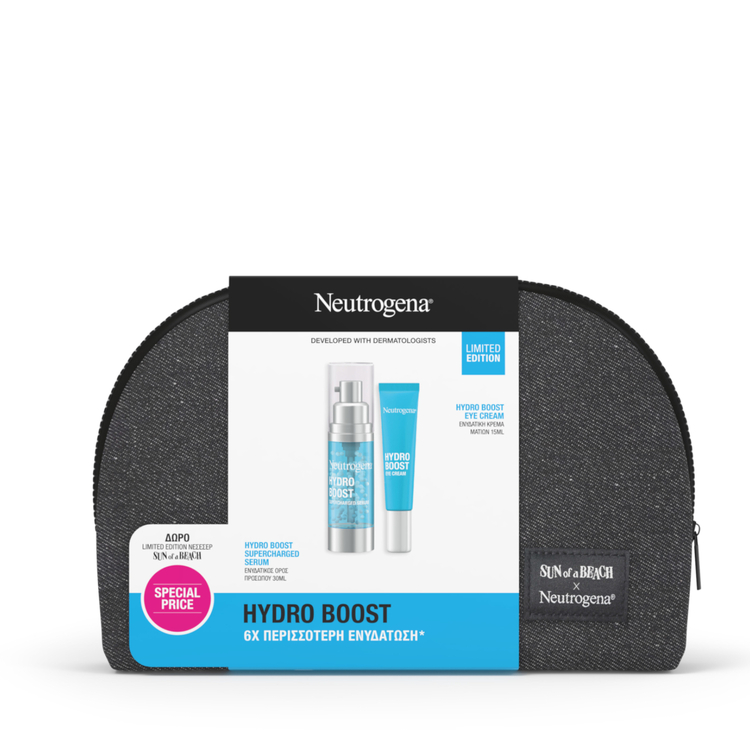 NEUTROGENA - PROMO PACK HYDRO BOOST Supercharged Serum - 30ml & Awakening Eye Cream - 15ml